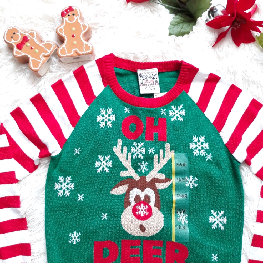 NEW Knit  Holiday Christmas Ugly Sweater - Picture 7 of 8